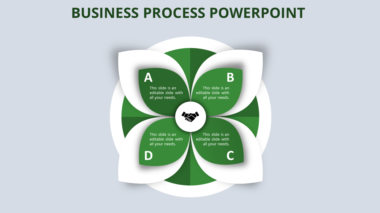 business process powerpoint-business process powerpoint-green